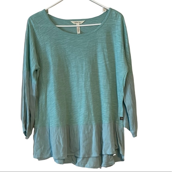 Matilda Jane long sleeve peplum top woman’s size medium - Picture 1 of 7